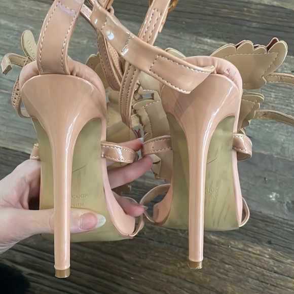 Giuseppe Zanotti Cruel Summers Sz 8 Authentic Heels Made in Italy, Pale Pink - Picture 9 of 14